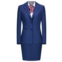 Online Order Women's Suits Solid Color 30% Wool 70% Polyester 270grams Slim Fit Insurance Industry Suits Single Row Two Button Women's Suit Supplier CHENSHANG WY3002 SKLS072 Online Order Women's Suits Solid Color 30% Wool 70% Polyester 270grams Slim Fit Insurance Industry Suits Single Row Two Button Women's Suit Supplier CHENSHANG WY3002 SKLS072